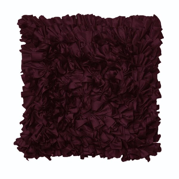 Rapee Morocco Can Can Ruffled Cushion - 43cm x 43cm - Mulberry