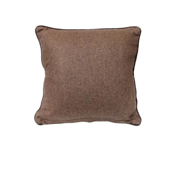 Rapee Cushion Cover Tan 43 x 43 cm, Texture Design, Soft Touch Fabric
