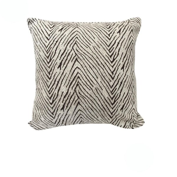 Rapee Capetown Jacquard Cushion Cover 45 x 45 cm - Chevron Design, Ivory