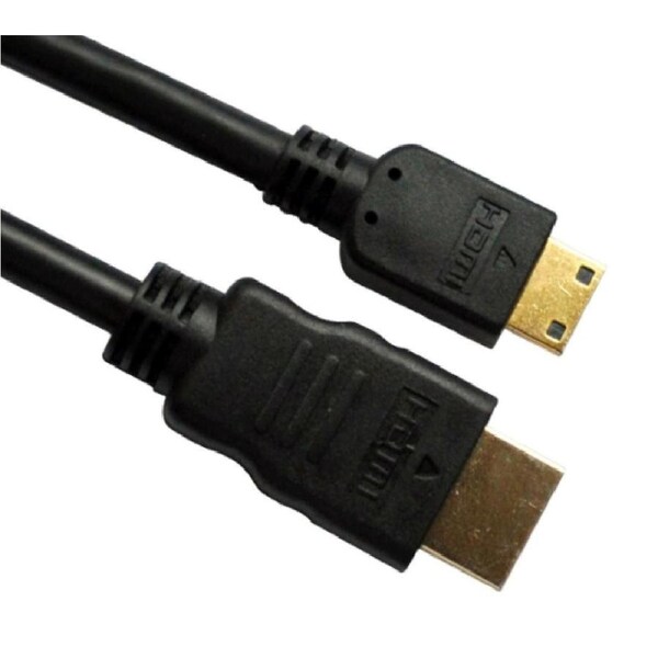 ASTROTEK Mini HDMI to HDMI Cable 1m with Ethernet 1.4V 3D HD 1080p 9pin Male Type A to 19P Male Type C 30AWG for Tablet Smart Phone