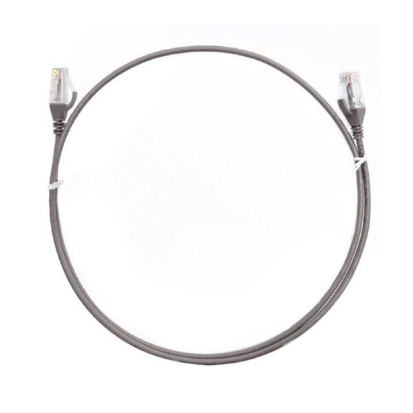 8WARE CAT6 Ultra Thin Slim Cable 20m - Grey Color Premium RJ45 Ethernet Network LAN UTP Patch Cord 26AWG