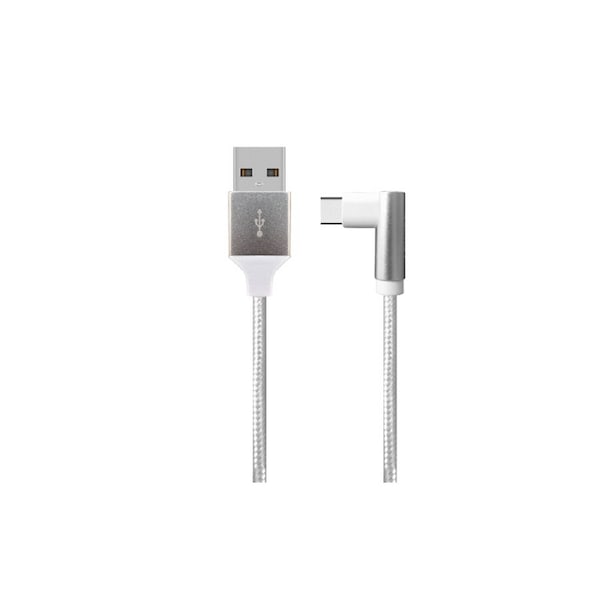1M USB A to USB C Right Angle Fast Charging Cable