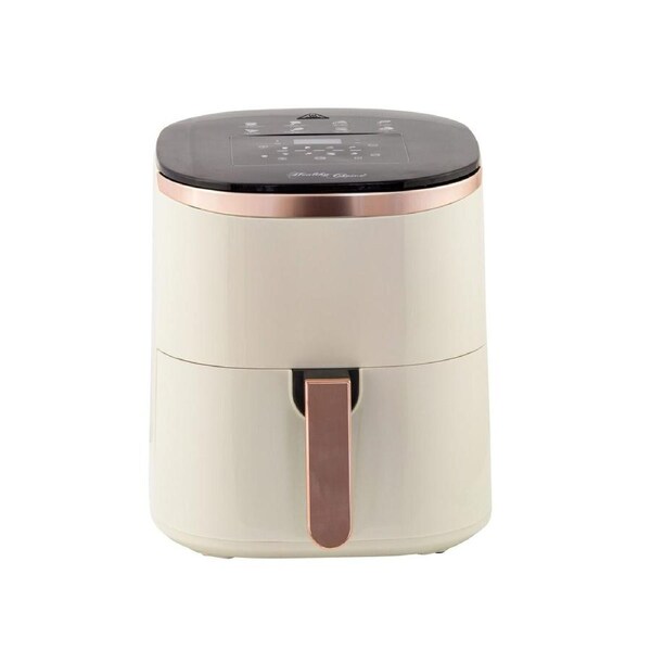 7L Digital Air Fryer with 8 pre-set Touch-control Cooking Programs - Cream