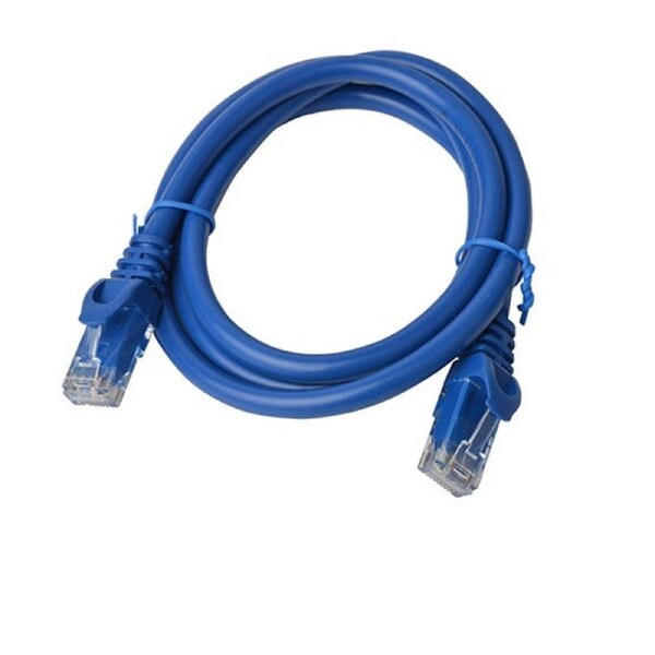 8WARE Cat6a UTP Ethernet Cable 1m Snagless Blue