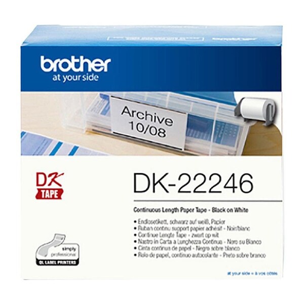 Brother Labels DK-22246 for POS Stations - Premium Quality, White Roll