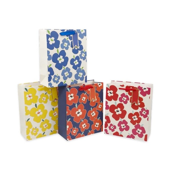 bulk 24 Large Accent Groovy Gift Bag Assorted 32cm