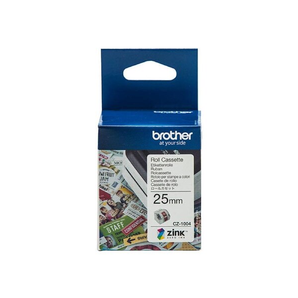 Brother Labels CZ-1004 Premium Quality for POS Stations, 25mm Wide