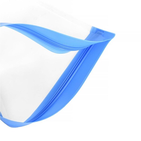 Reusable Storage Bags - 5-Pack, Food Safe, BPA Free, Leak-Proof, 19x19cm