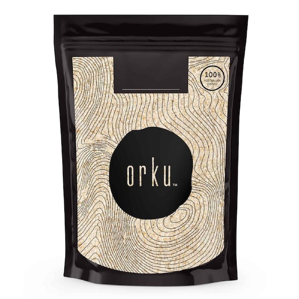 100% Organic Psyllium Husk 1Kg - Natural Fibre Supplement, Resealable Bag