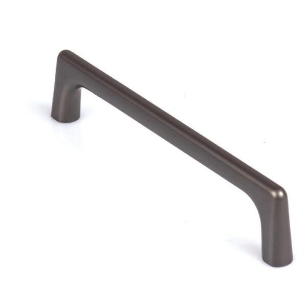 Black Zinc Kitchen Cabinet Handles 128mm Modern European Style Pulls
