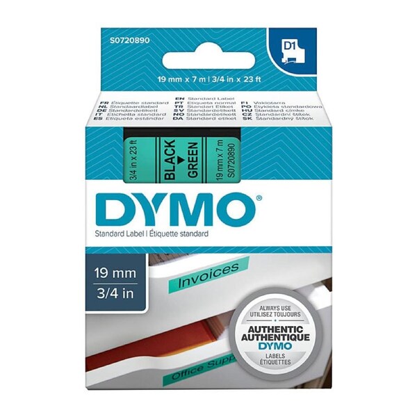 DYMO Labels S0720890 for POS Stations, 19mm x 7m, Premium Quality