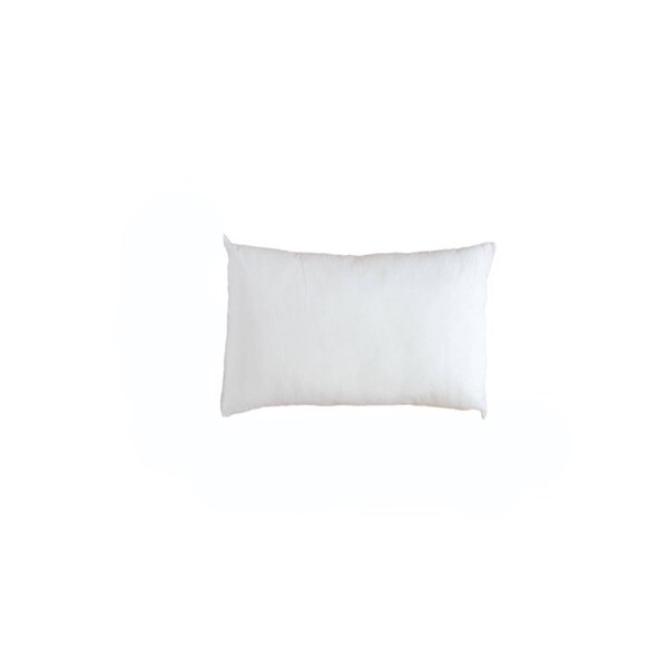 Easyrest Cushion Insert Rectangular 30 x 50cm, Solid White Polyester, Durable