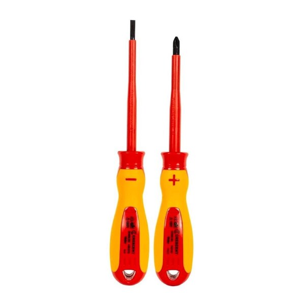 Crescent 1000V Insulated Screwdriver Set - 2 Piece - 8660 Steel - Comfort