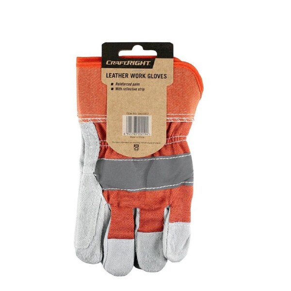 Craftright Safety Gloves - Leather Palm - 270mm - Heat Resistant - Non-Slip