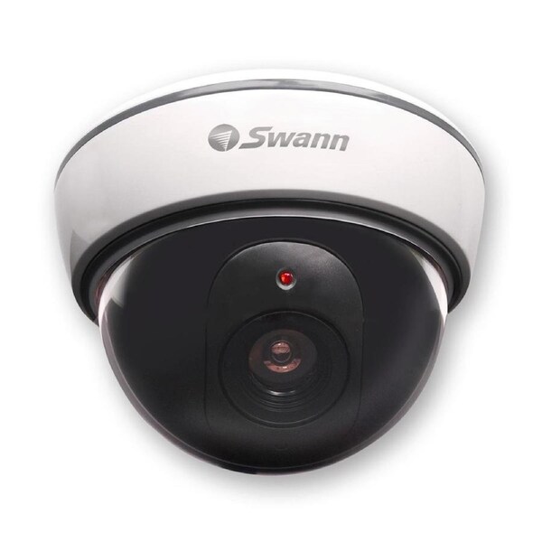 Swann Dome Imitation Camera - 200mm x 210mm - White and Black - Outdoor Use