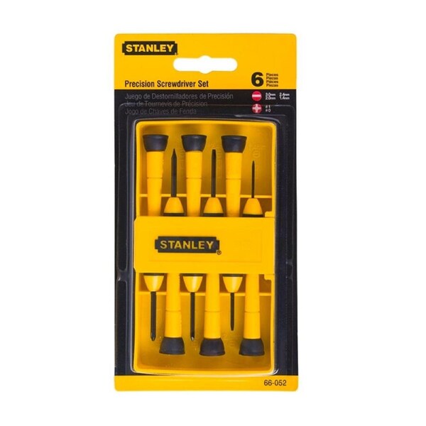 Stanley Precision Screwdriver Set - 6 Piece - ABS Plastic - Swivel Head