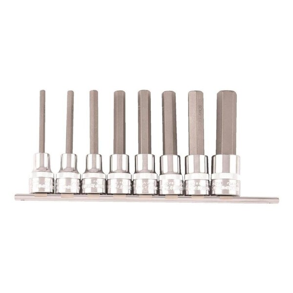 Kincrome 8 Piece Hex Socket Set - Chrome Vanadium Steel - Durable