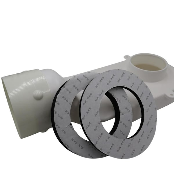 Pacific Air Dryer Vent Flat Adapter - 100mm PVC - Easy Installation