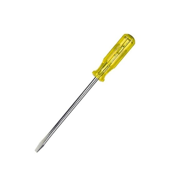 Stanley Slotted Screwdriver 8 x 200mm Steel Handle Impact Resistant