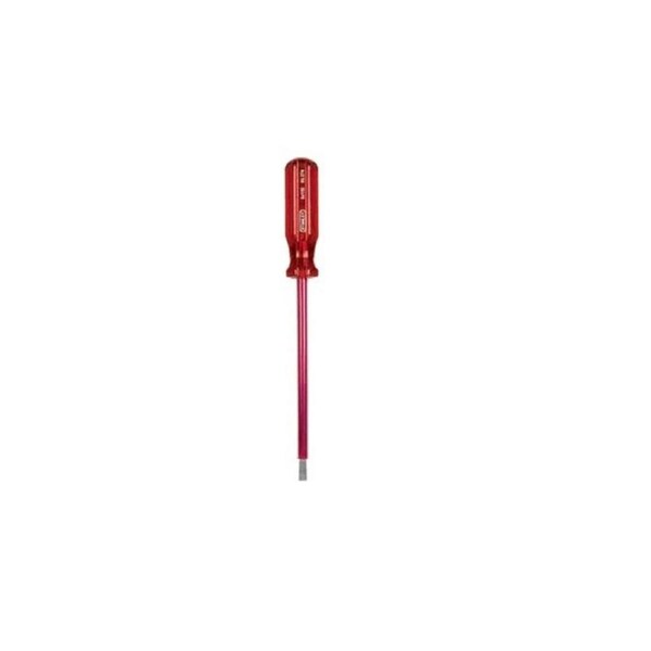 Stanley Sheathed Slotted Screwdriver 5 x 100mm Chrome Alloy Steel Durable