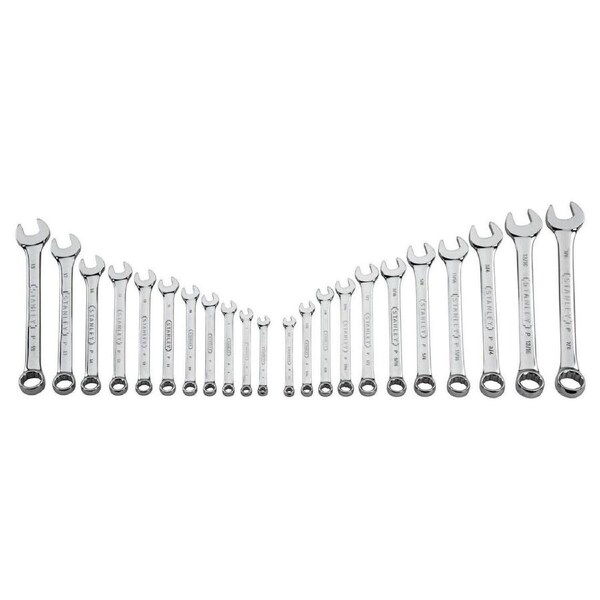 Stanley 22 Piece Spanner Set - Full Polish Chrome - Metric AF - Durable