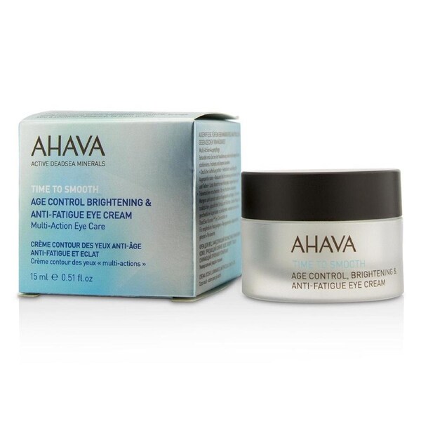Ahava Time To Smooth Age Control Brightening & Anti-Fatigue Eye Cream 15ml/0.51oz 15ml/0.51oz