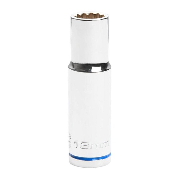 Kincrome Deep Socket - 13mm - Chrome Vanadium Steel - Rust Resistant
