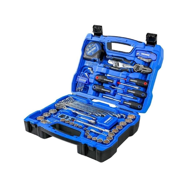 Kincrome Socket Set - 90 Piece - Chrome Vanadium Steel - Ratcheting