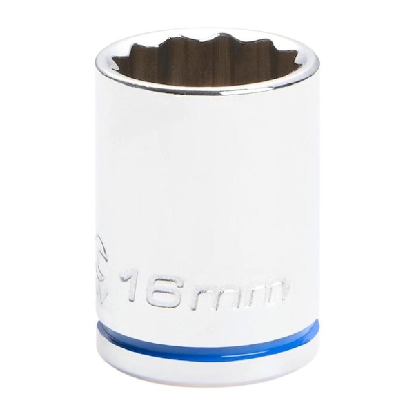 Kincrome 16mm 3/8 Drive Socket - Chrome Vanadium Steel - Rust Resistant