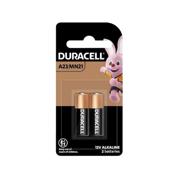 Duracell Specialty MN21 A23 Battery 2 Pack - 12V - Long-Lasting Power