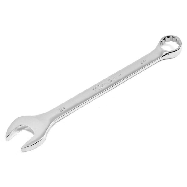 Trojan 24mm Combination Spanner - Polished Chrome Vanadium - High Torque
