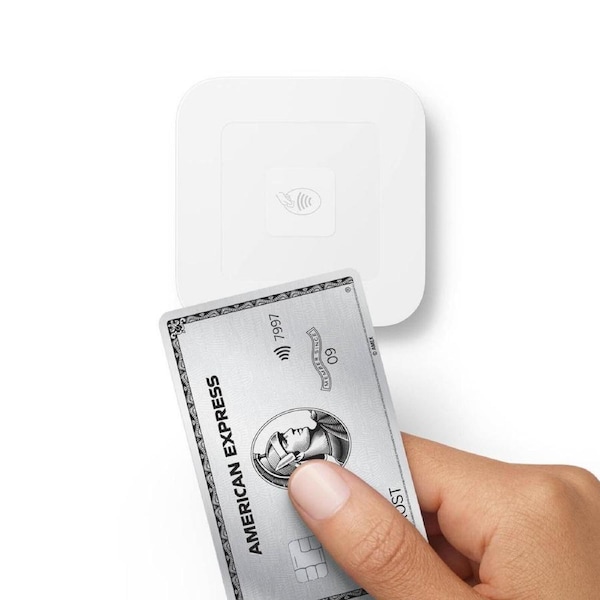 Square 2nd Generation Eftpos Tap and Go Card Reader - 67mm x 67mm - White - Secure Payments