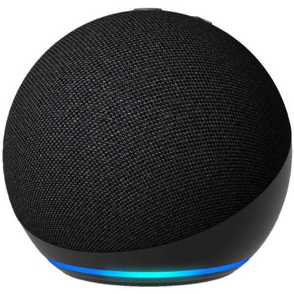 Amazon Charcoal 5th Gen Echo Dot - Smart Speaker - 100mm x 89mm - Improved Audio