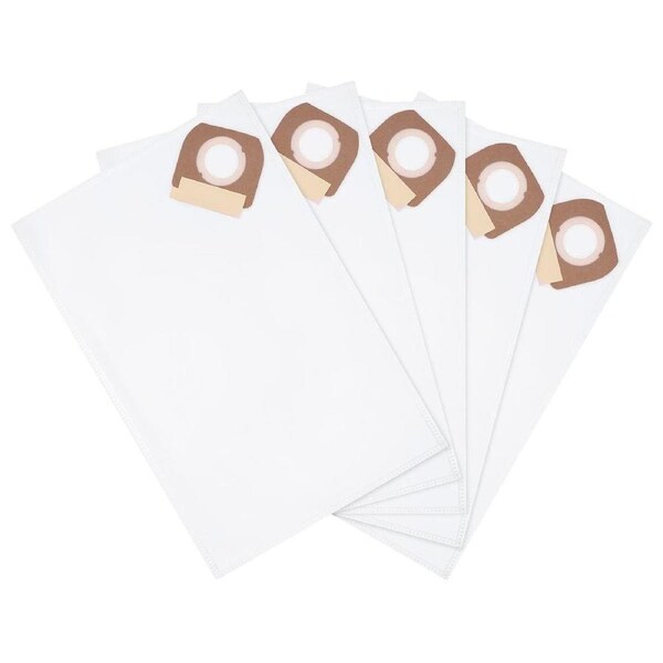 Dewalt Fleece Dust Replacement Bags 5 Pack - Compatible with DCV586M - 381mm x 45mm x 508mm