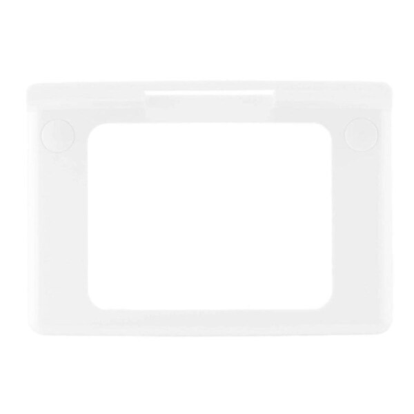 Deta 6000 Series Clip on Cover with Shelf - 116mm x 86mm - White - Easy Installation