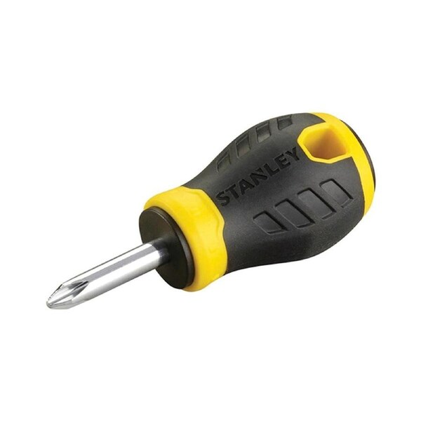 Stanley 2 x 40mm Phillips Head Screwdriver - Yellow - 2 Pack
