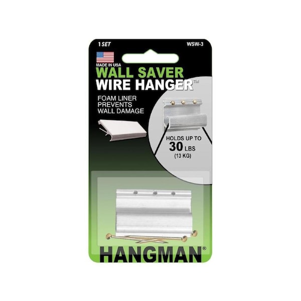 Hangman Wall Picture Hanger - 13.6kg - 3 Pack - 8cm - Easy Installation