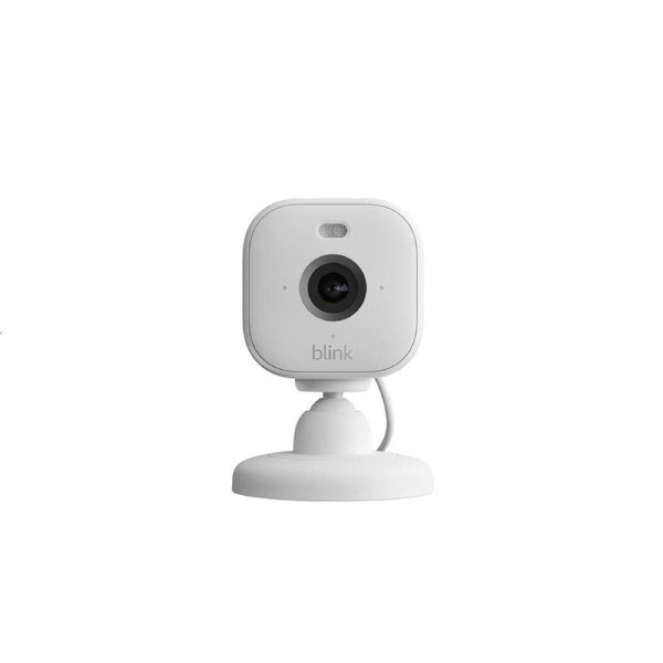 Blink Mini 2 White Plug-in Smart Security Camera - 1080p HD - Motion Detection - Indoor/Outdoor