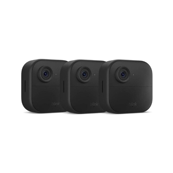 Blink Outdoor 4 Wireless Security Camera System - 3 Pack - 1080p HD - Black