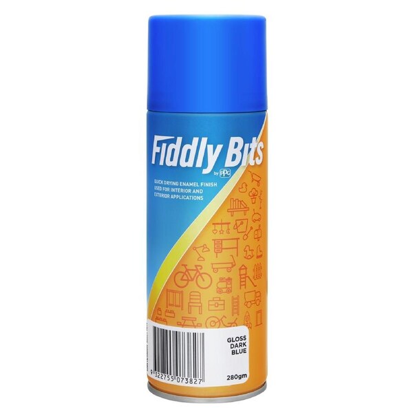 Fiddly Bits Spray Paint - 280g - Oil Based - Gloss Dark Blue
