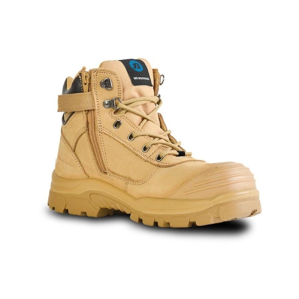 Bata Industrials Men's Wheat Comet Zip Safety Boot Size 11 - Steel Toe - Durable