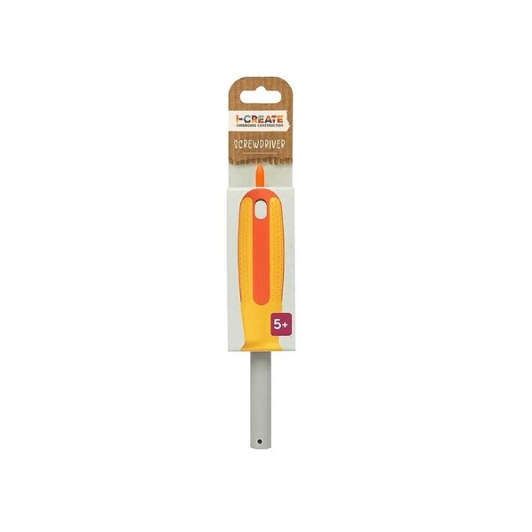 I Create Screwdriver - Cardboard Assembly Tool - 40mm x 225mm - Yellow