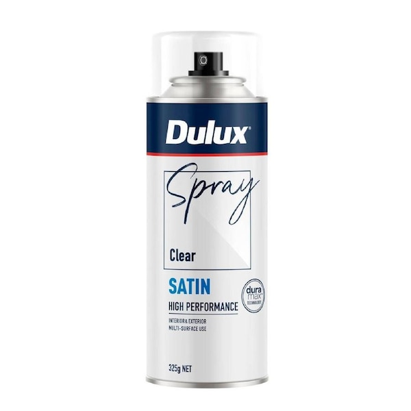 Dulux 325g Clear Satin Spray Paint