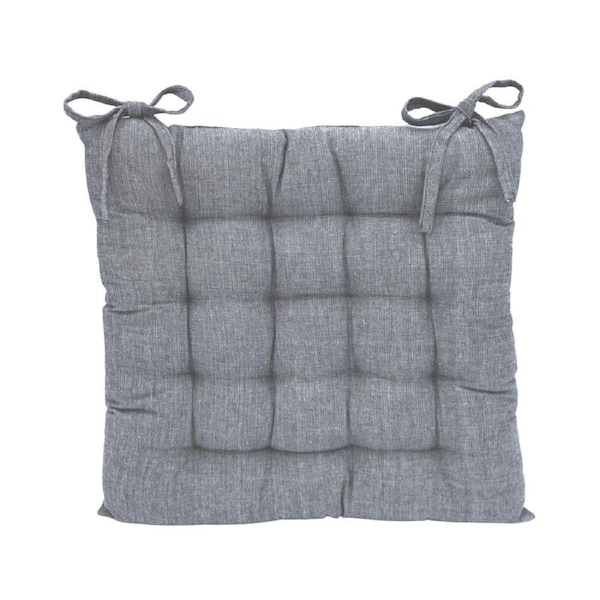 Mojo 44cm Grey Sachin Outdoor Chair Cushion - Universal Fit - UV & Water Resistant