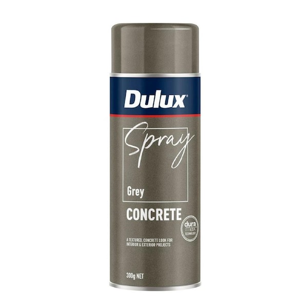 Dulux Spray Paint - Effects 300g - Grey Concrete Grey - Quick Drying - Textured Finish