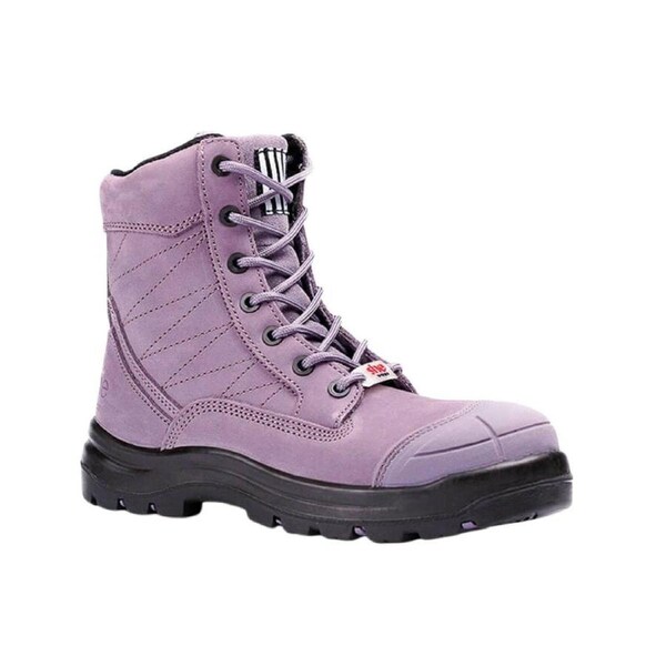 Shewear Achieves Purple Womens Safety Workboots Size 8 - Lightweight - Comfortable - Slip Resistant