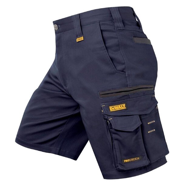 Dewalt Bennington Prostretch Shorts Size 34 - Navy - 360o Movement - Durable