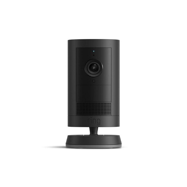 Ring Outdoor Camera Plus 2K - Outdoor Surveillance Camera - 1 Pack - Black - 67mm x 128mm - Low-Light Sight - Live View