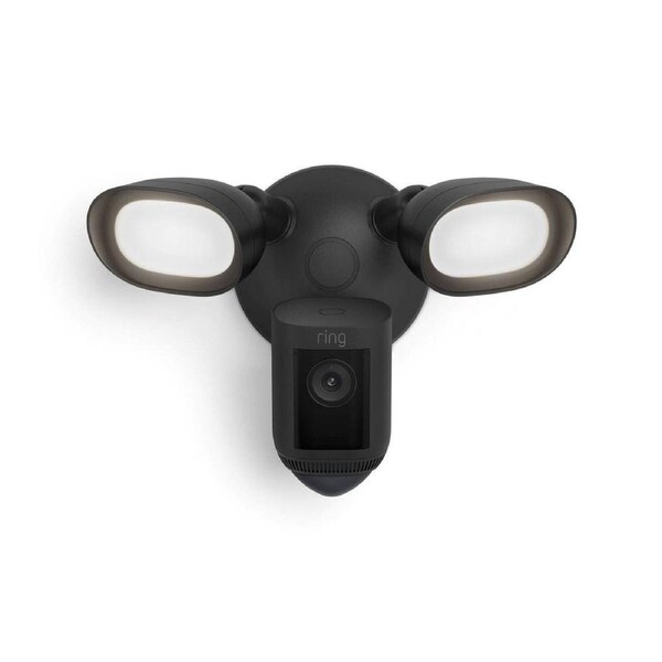 Ring Floodlight Cam Pro 2K Wired Black 1080p Night Vision Outdoor Security Camera B0CG6RB3HR