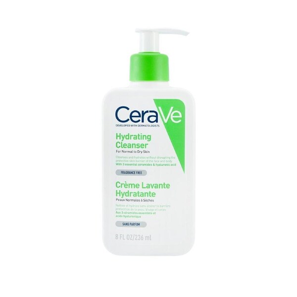 CeraVe Hydrating Cleanser For Normal to Dry Skin (With Pump) 236ml/8oz 236ml/8oz